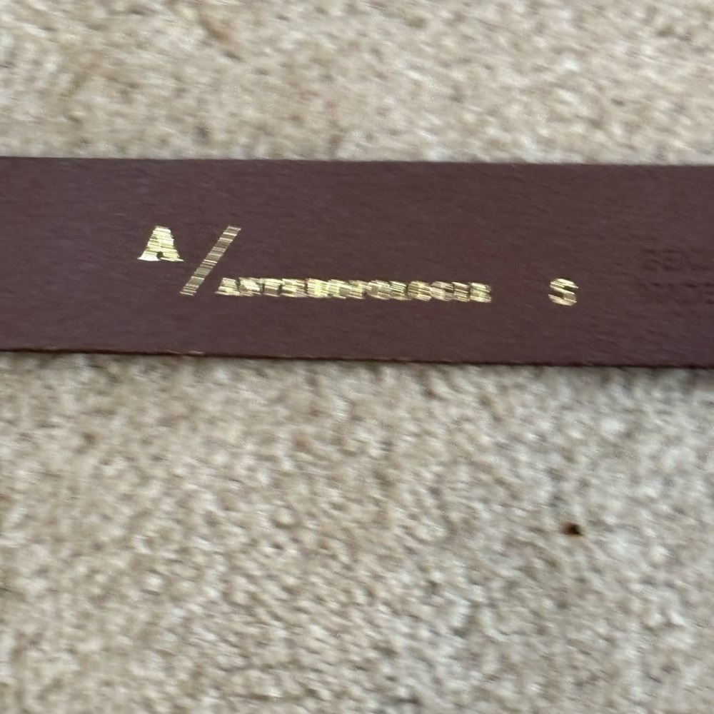 Anthropogie Mens Leather Oval Belt - Picture 6 of 10